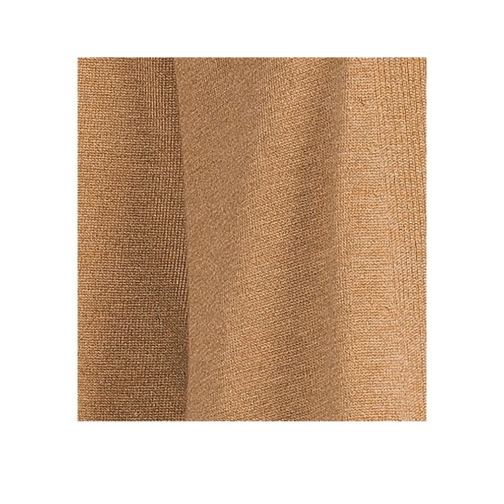 Women's Tan Open Front Cardigan - Picture 3 of 4